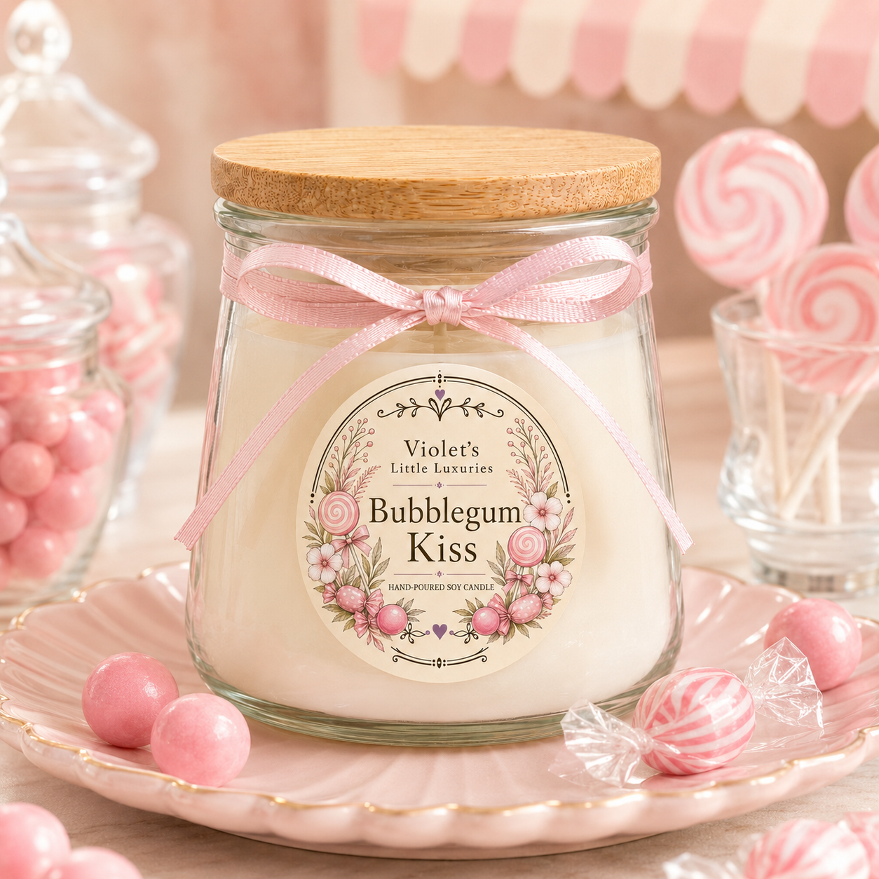 Bubblegum Kiss Candle