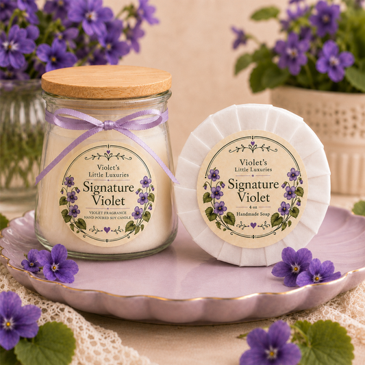 Signature Violet Little Luxury Set