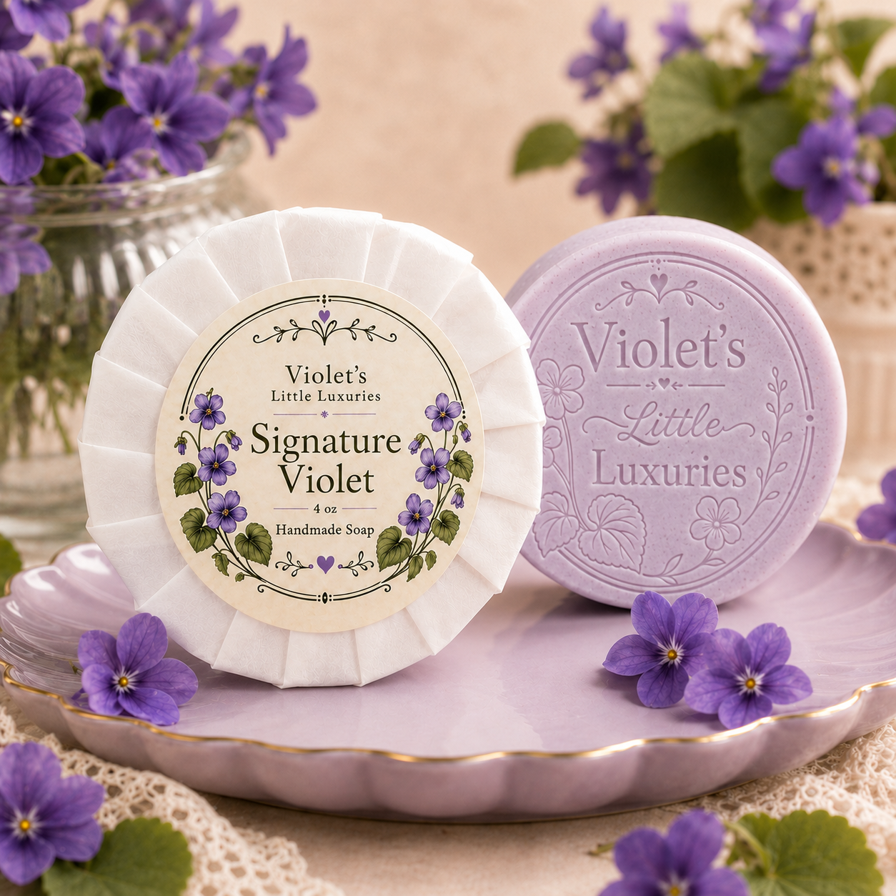 Signature Violet Soap